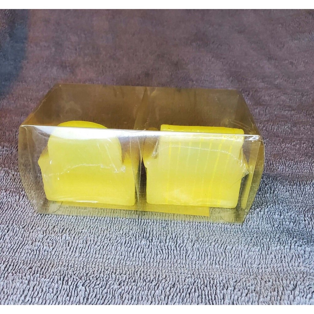 Vintage Luminessence Yellow Beach Chair Floating Candles Tropical Luau Pool rare